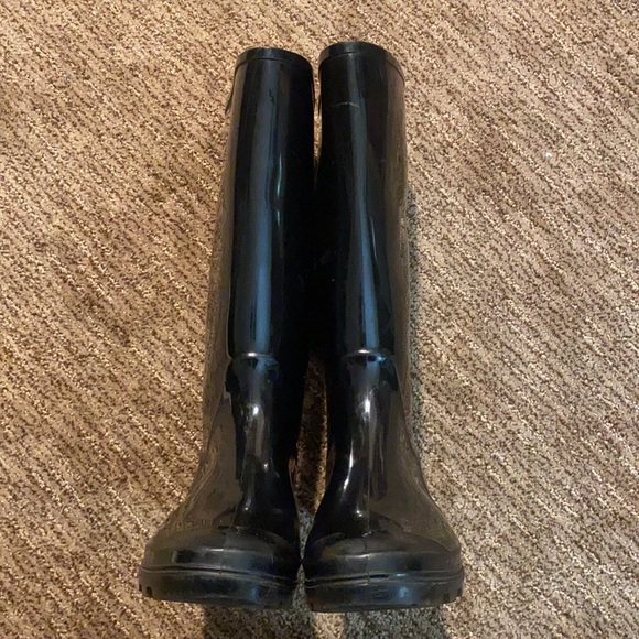 Coach tall Rain boots.